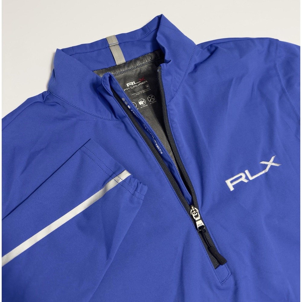 RLX Ralph Lauren Performance 1/4 Zip Pullover M Golf Water Resistant Windbreaker